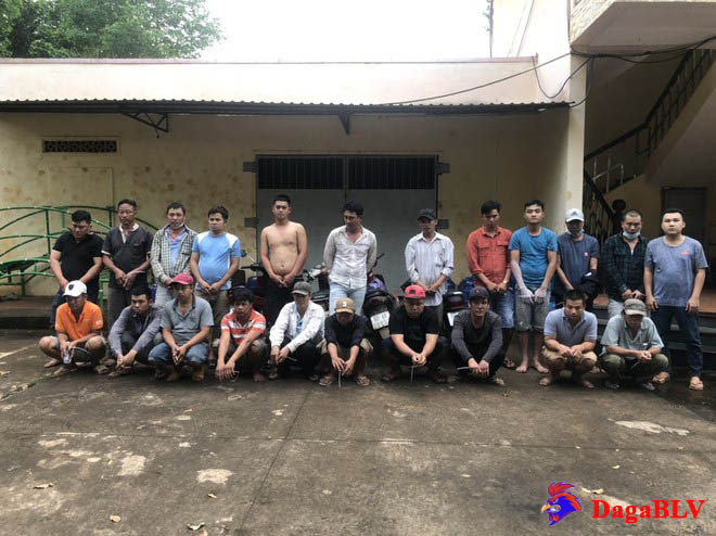 Các con bạc bị bắt giữ