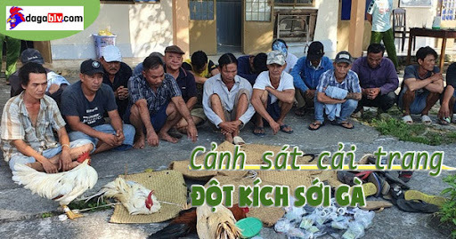 Những người có mặt tại sới gà. Ảnh: Văn Vũ.