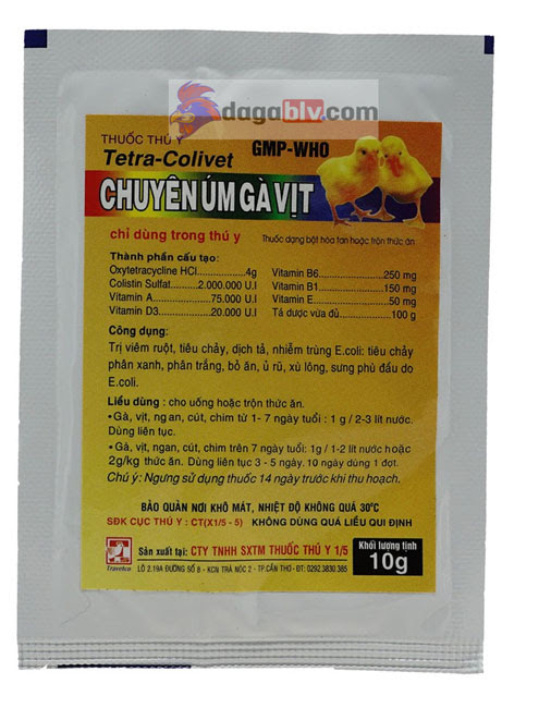 Tetra-Colivet - gà con mới nở nên cho uống thuốc gì
