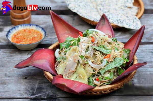 Cách làm gỏi gà bắp chuối