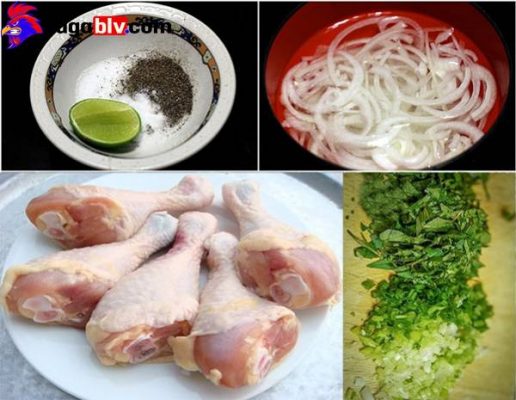 Chuẩn bị nguyên liệu để làm nguyên liệu