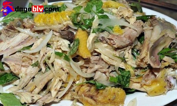 Gỏi gà xé rau răm