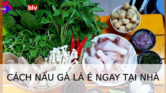 Cách nấu gà lá é