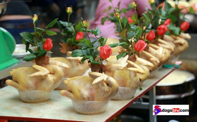 Cách buộc gà cánh tiên