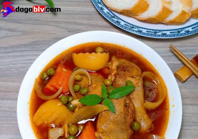 Cách nấu lagu gà nước cốt dừa
